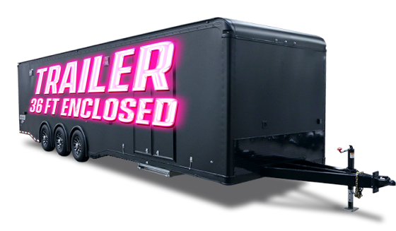 Enclosed big trailers for 36 feet